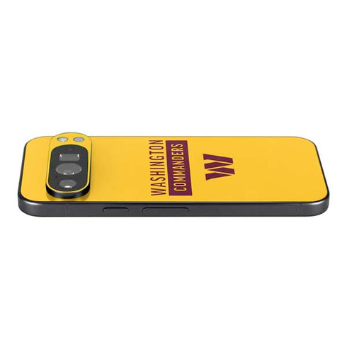NFL Washington Commanders Yellow Pixel 9 Pro XL Skin